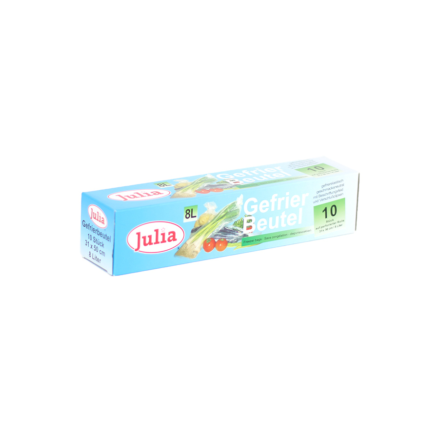 Gefrierbeutel 8 Liter 10 Stück 'Julia'