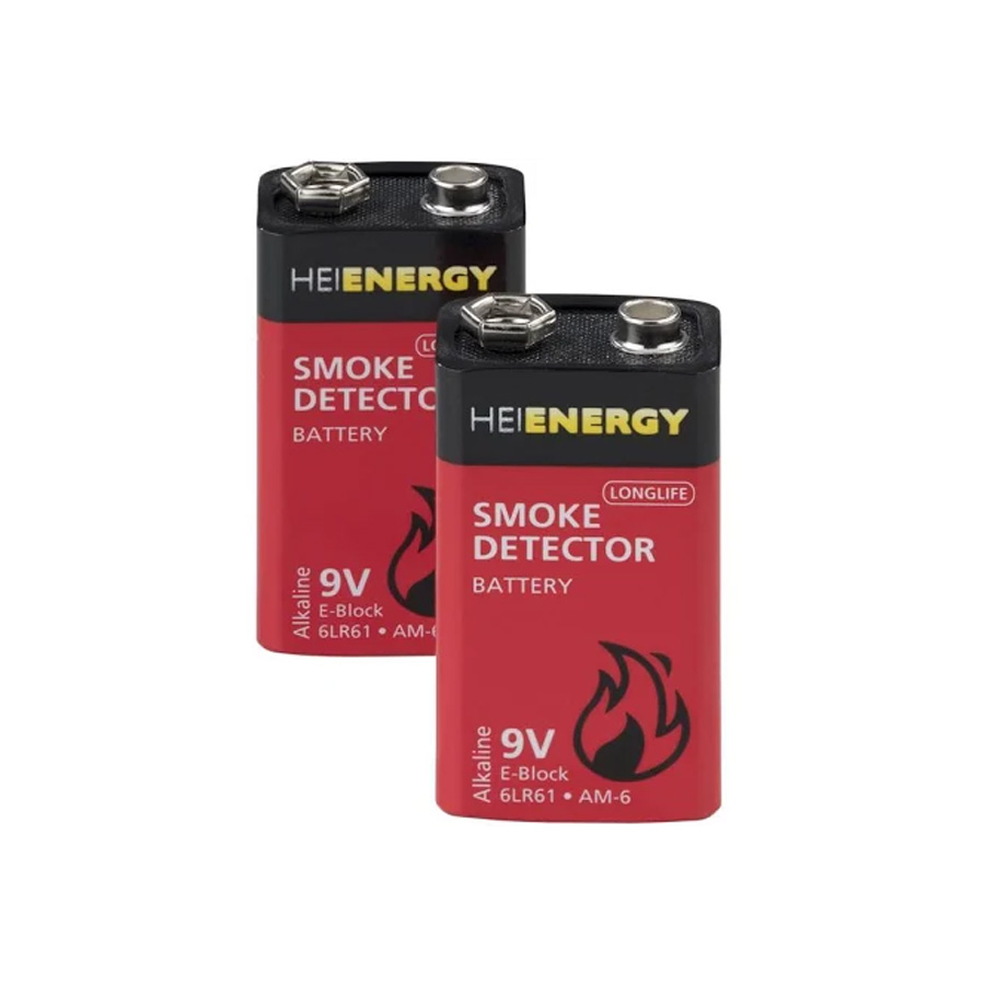 Batterie 9V Longlife '2er Pack' HEITECH
