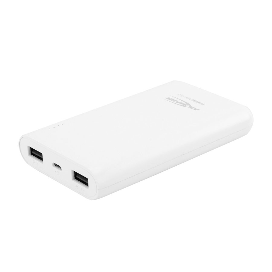 Powerbank 10.8w mit zwei USB-Ladebuchsen 'Ansmann'