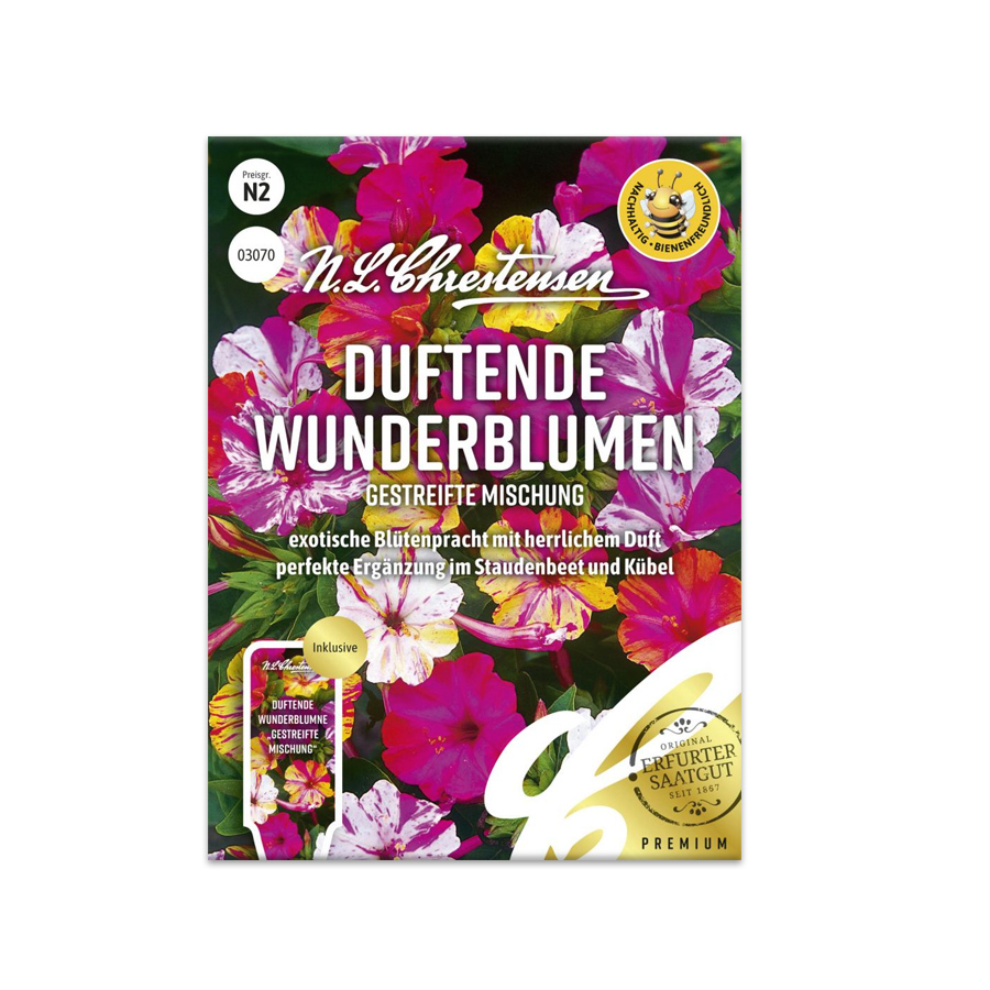 Duftende Wunderblume 'Gestreifte Mischung' N.L.Chrestensen