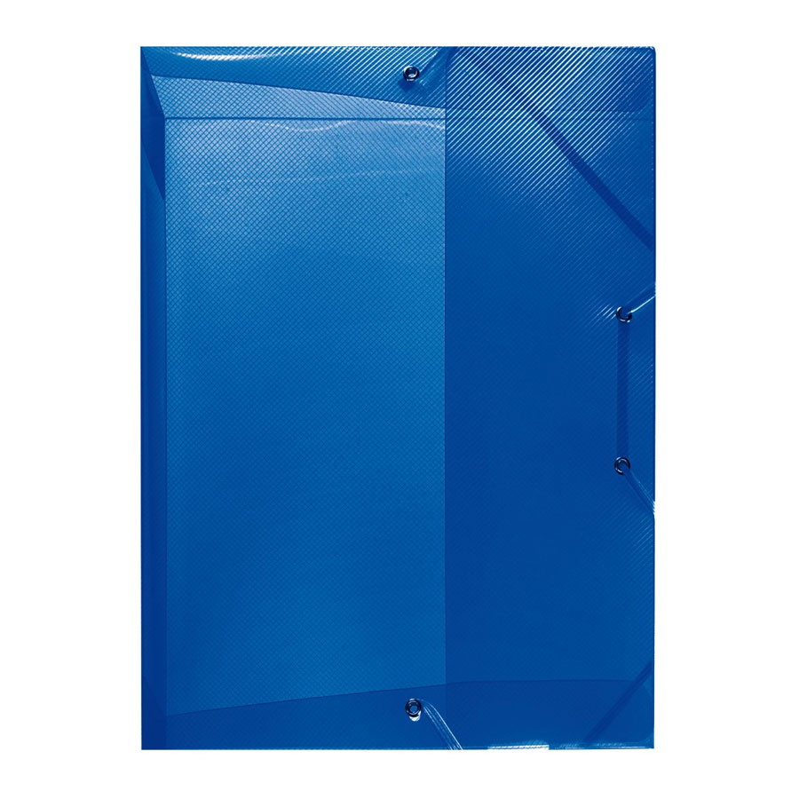 Heftbox A4 Polypropylen transluzent blau Herlitz