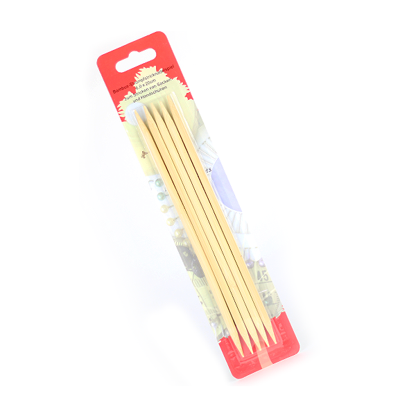 Strumpfstrick-Nadeln Bambus 6,0 (5er Pack)