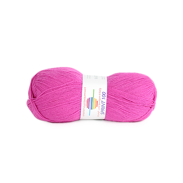 Strickwolle Sprint 100 pink Nr.302 '100 g'