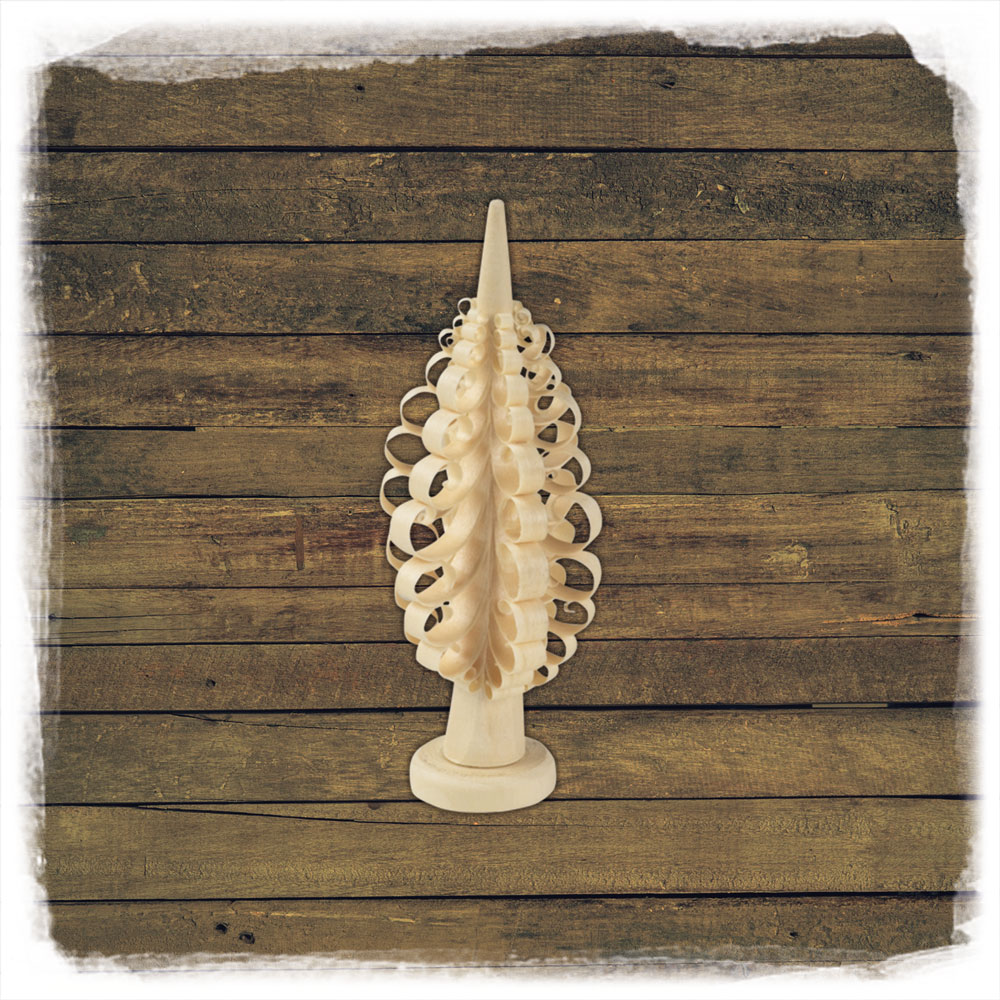 Spanbaum gedrechselt 12 cm Holz