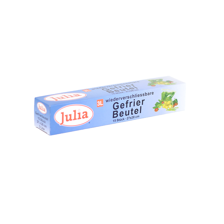 Gefrierbeutel 3 Liter 15 Stück 'Julia'